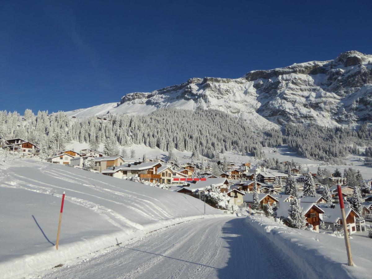 Casa Admisa, Spektakulaere Aussicht, Ski In And Out, Hochwertige Einrichtung, Valserstein Und Eiche Flims Buitenkant foto